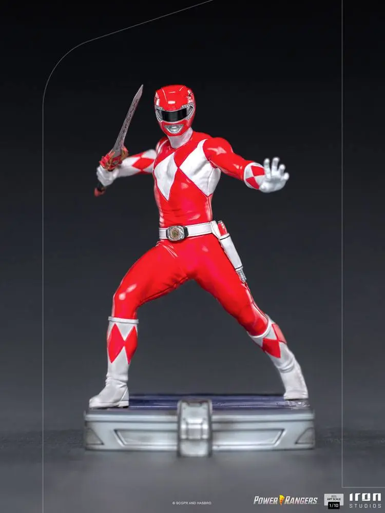 Power Rangers BDS Art Scale Statue 1/10 Red Ranger 17 cm Produktfoto