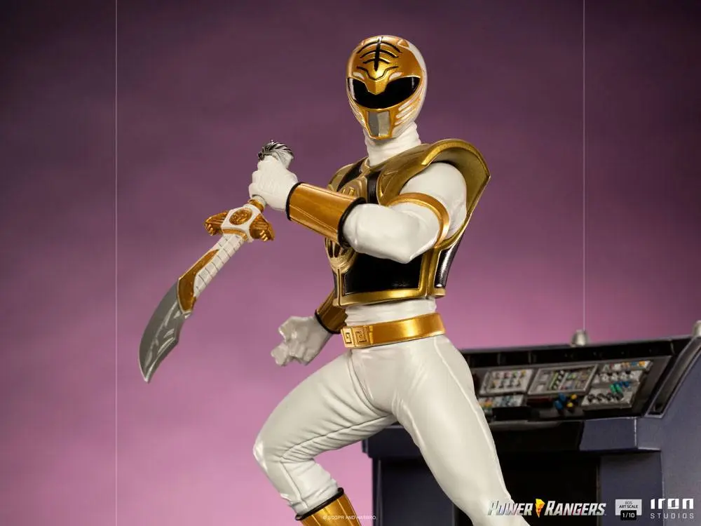 Power Rangers BDS Art Scale Statue 1/10 White Ranger 22 cm Produktfoto