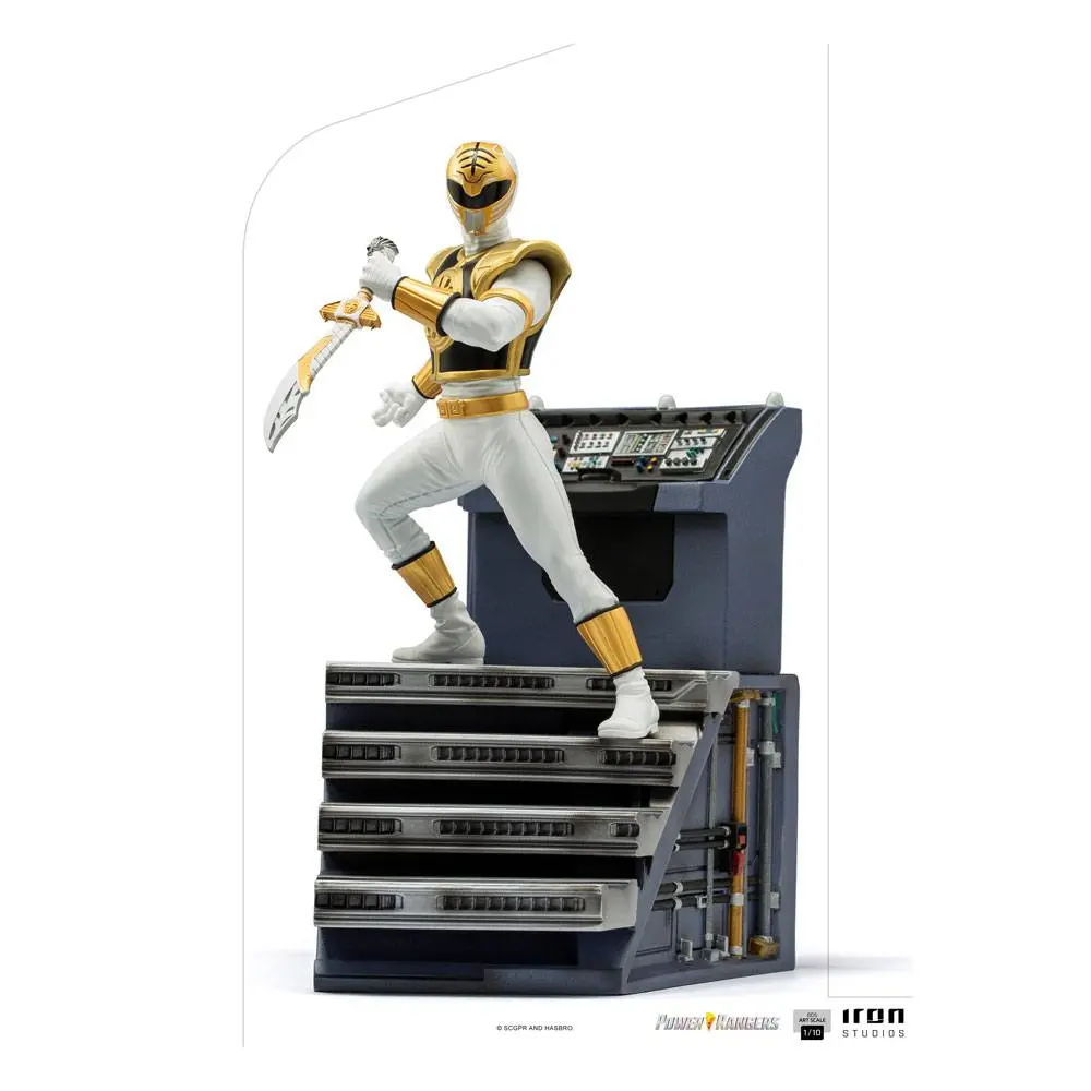 Power Rangers BDS Art Scale Statue 1/10 White Ranger 22 cm Produktfoto