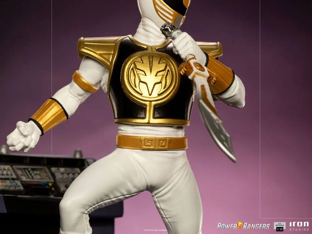 Power Rangers BDS Art Scale Statue 1/10 White Ranger 22 cm Produktfoto