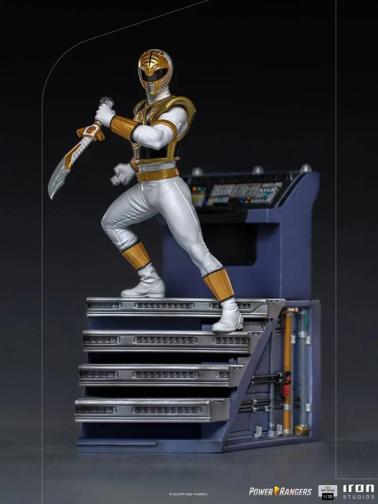 Power Rangers BDS Art Scale Statue 1/10 White Ranger 22 cm Produktfoto