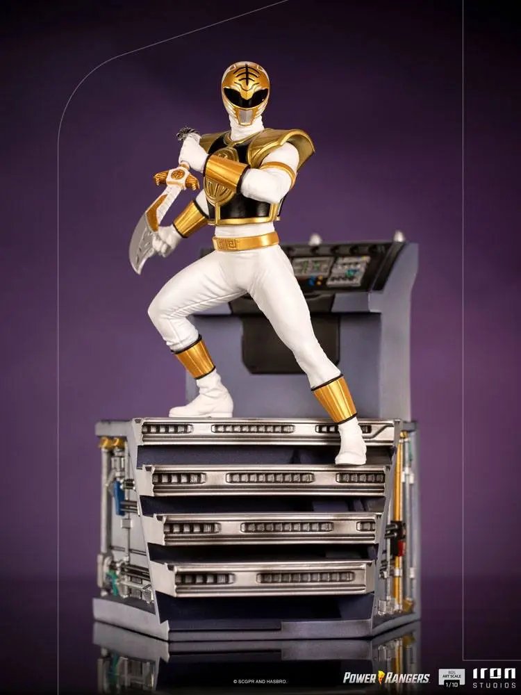 Power Rangers BDS Art Scale Statue 1/10 White Ranger 22 cm Produktfoto