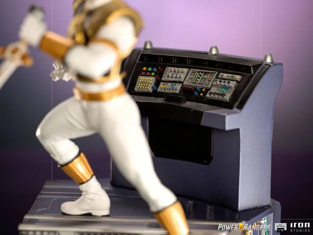 Power Rangers BDS Art Scale Statue 1/10 White Ranger 22 cm Produktfoto