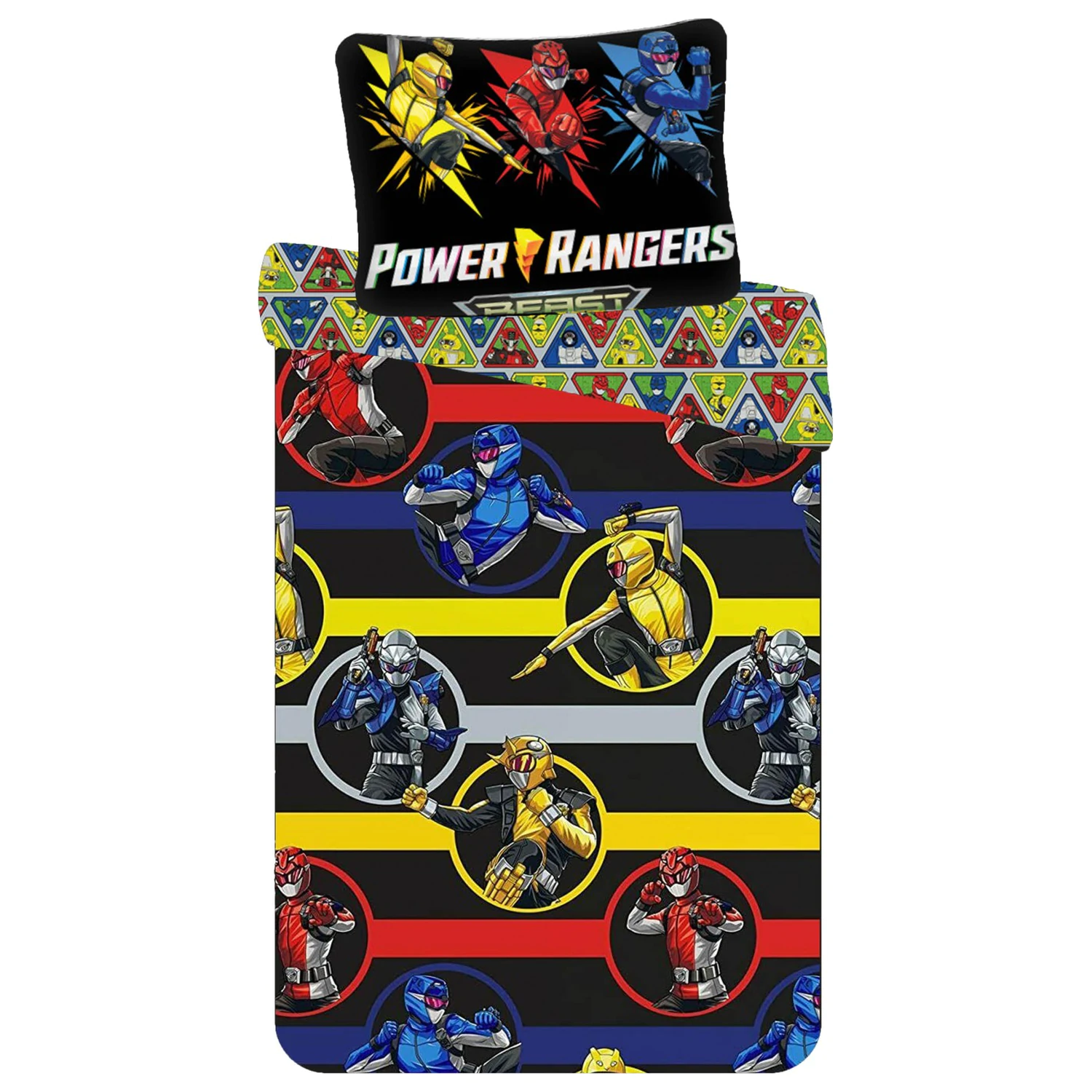 Power Rangers Beast Kids' Vorschul-Bettbezug Produktfoto