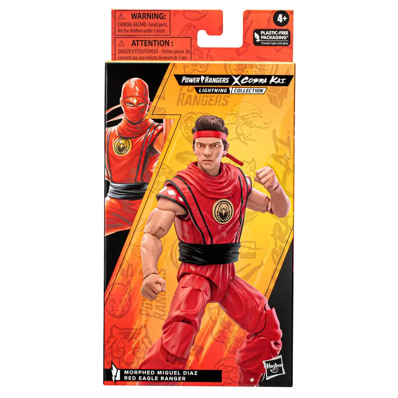 Power Rangers x Cobra Kai Lightning Collection Actionfigur Morphed Miguel Diaz Red Eagle Ranger 15 cm termékfotó