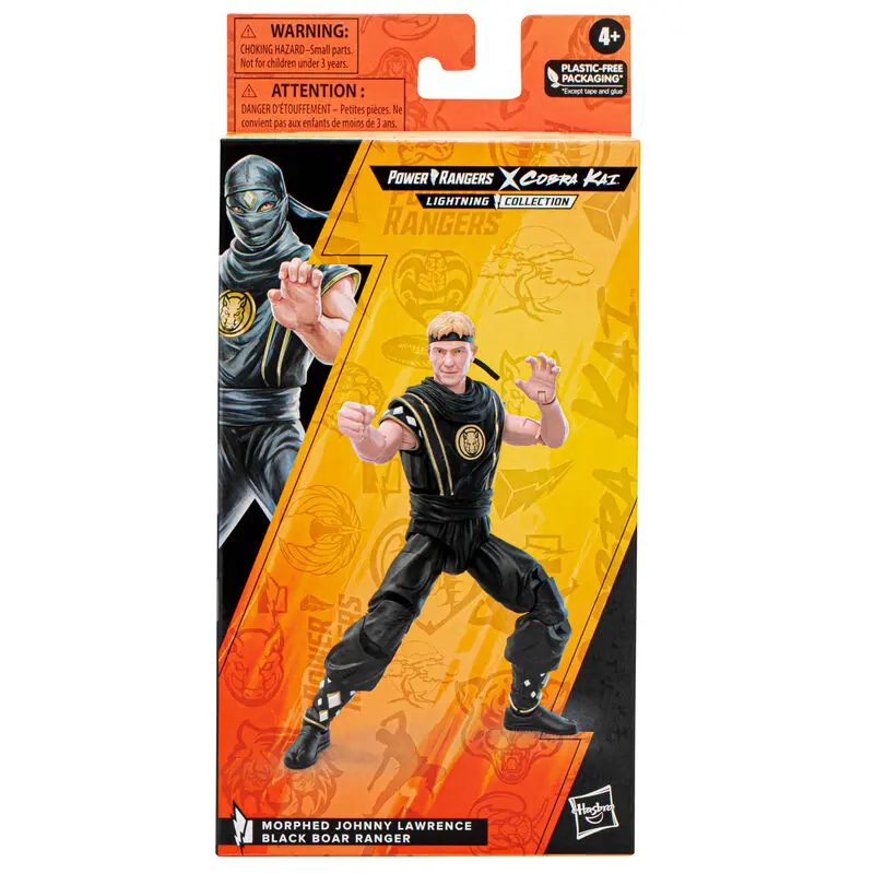 Power Rangers x Cobra Kai Lightning Collection Actionfigur Morphed Johnny Lawrence Black Boar Ranger 15 cm Produktfoto