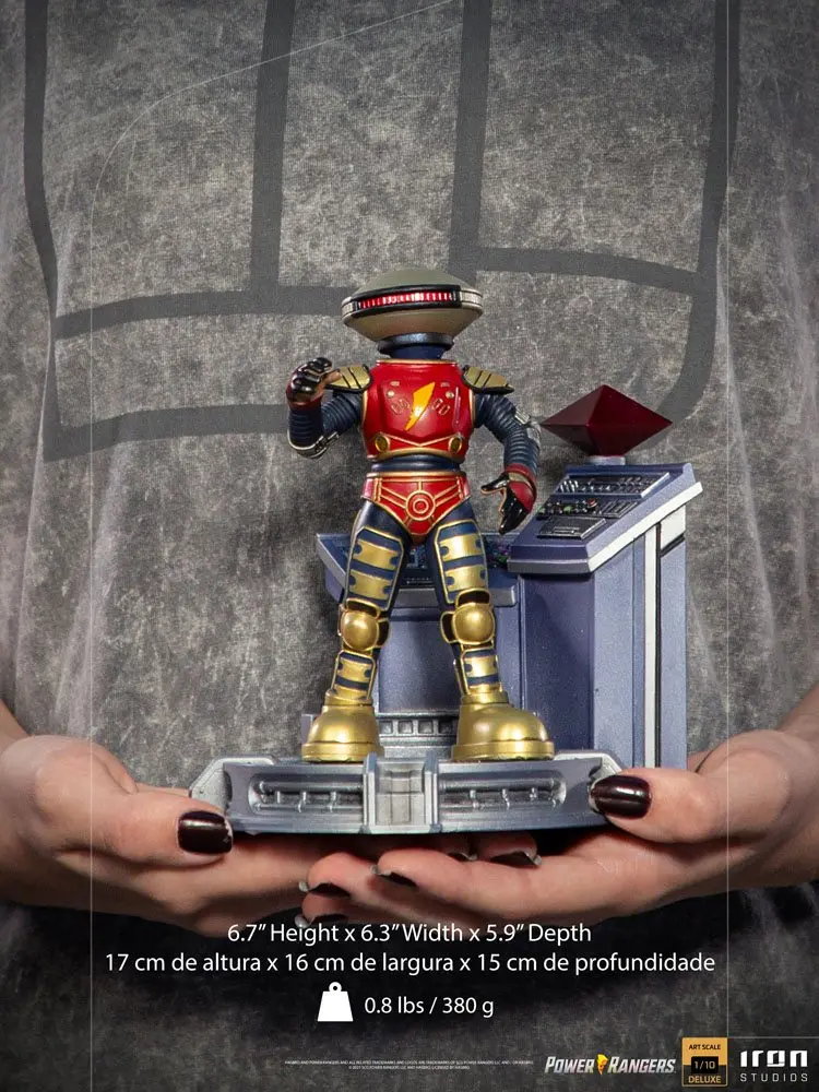 Power Rangers Deluxe Art Scale Statue 1/10 Alpha 5 17 cm Produktfoto