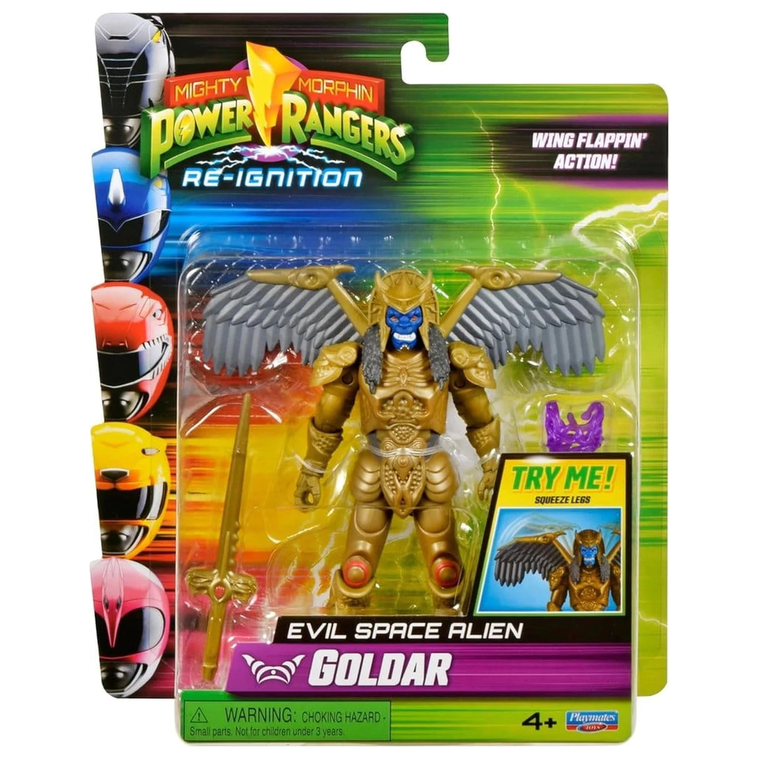 Power Rangers Evil Space Alien Actionfigur Goldar 13 cm Produktfoto
