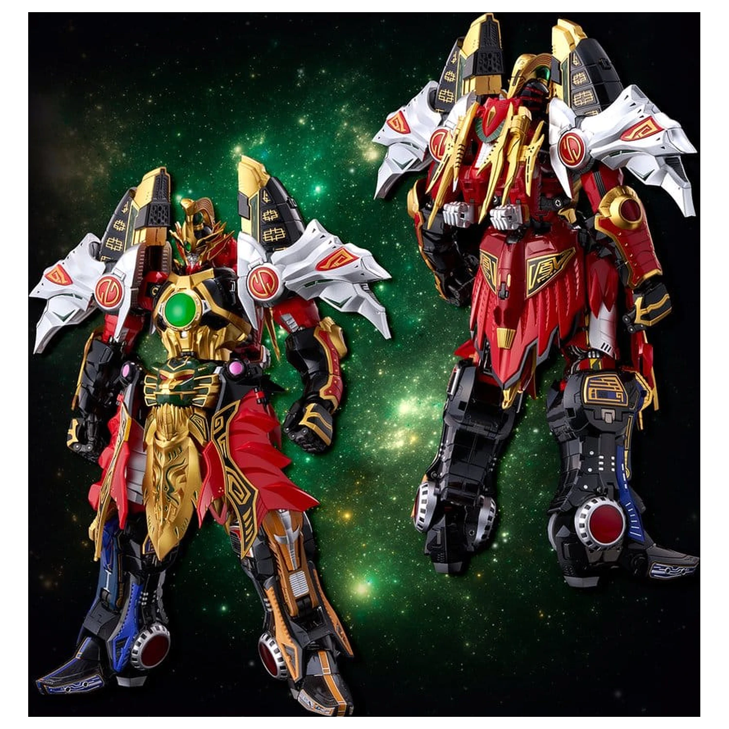 Power Rangers Go! Kuro Kara Combine Actionfigur Thunder Megazord 28 cm Produktfoto