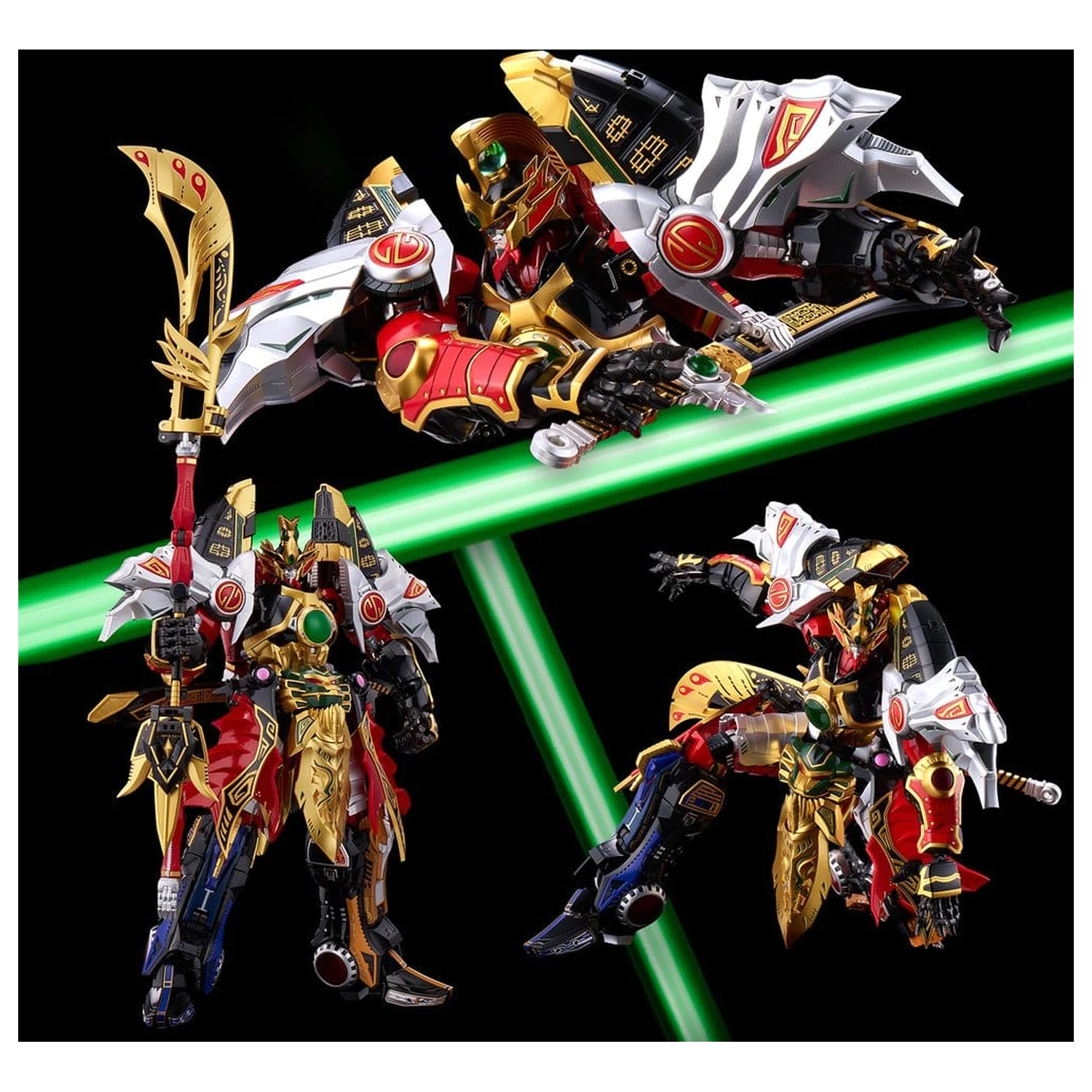Power Rangers Go! Kuro Kara Combine Actionfigur Thunder Megazord 28 cm Produktfoto