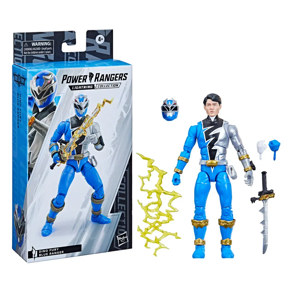 Power Rangers Lightning Collection Action Figur 2022 Dino Fury Blue Ranger 15 cm Produktfoto