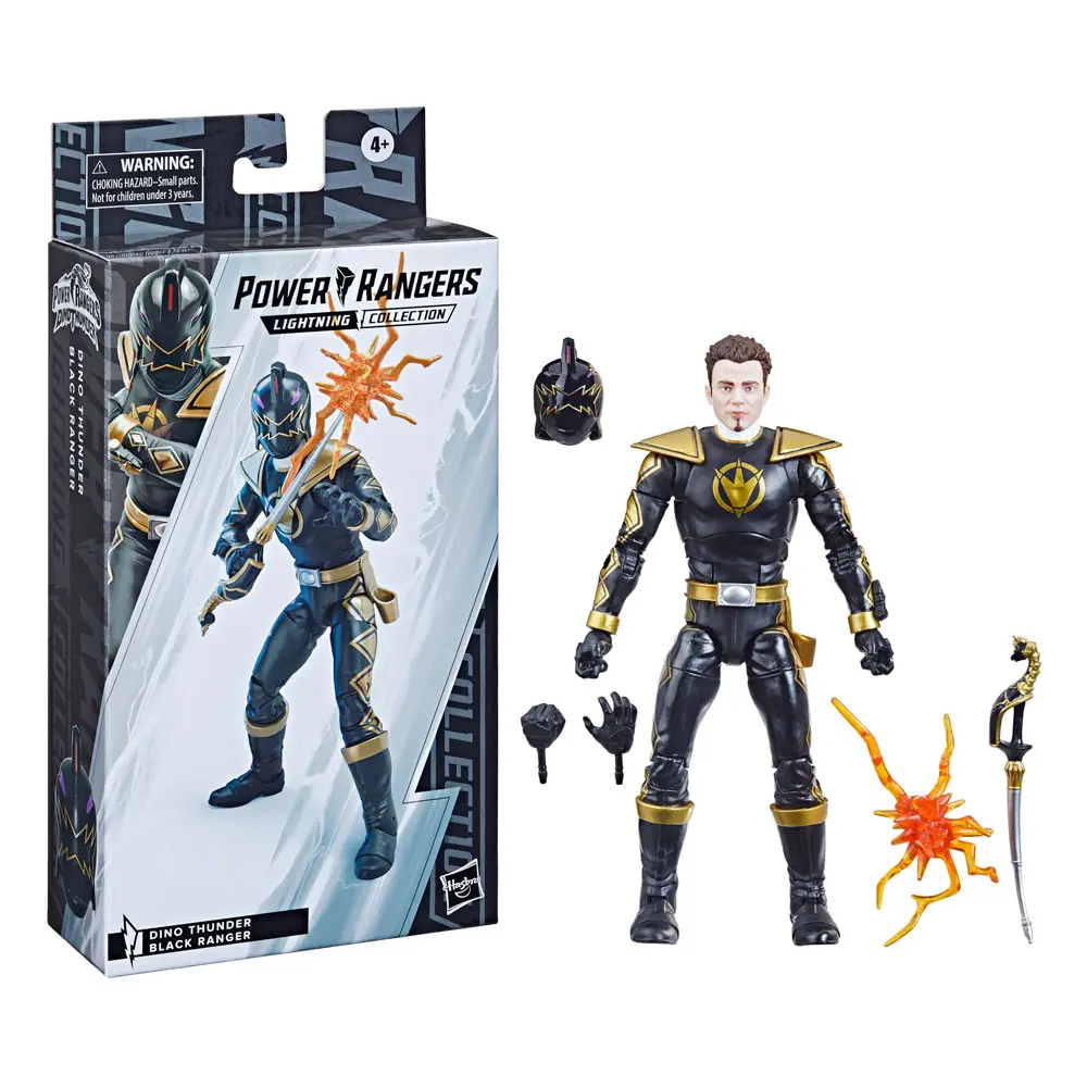 Power Rangers Lightning Collection Action Figur 2022 Dino Thunder Black Ranger 15 cm Produktfoto