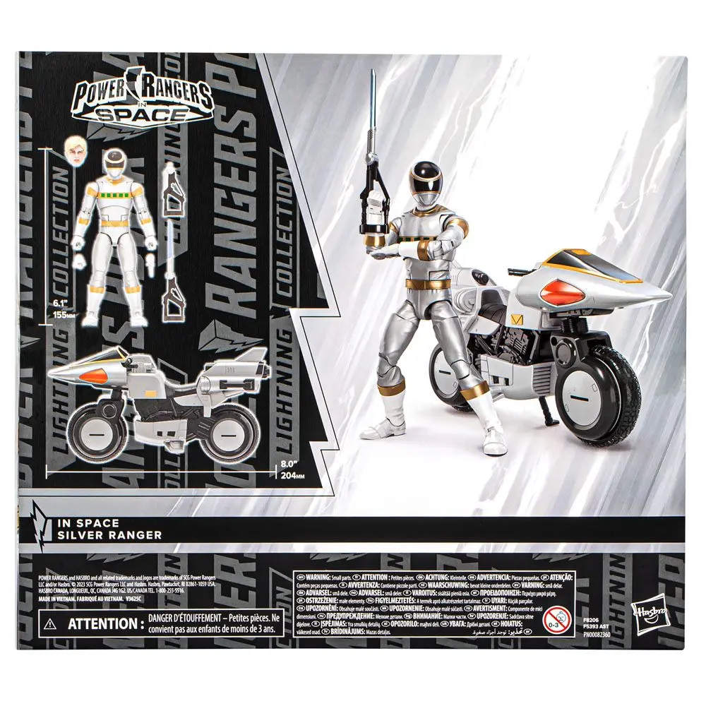 Power Rangers Lightning Collection Actionfigur In Space Silver Ranger 15 cm Produktfoto
