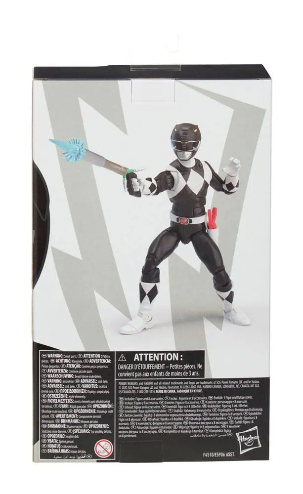 Power Rangers Lightning Collection Actionfigur Mighty Morphin Black Ranger 15 cm Produktfoto
