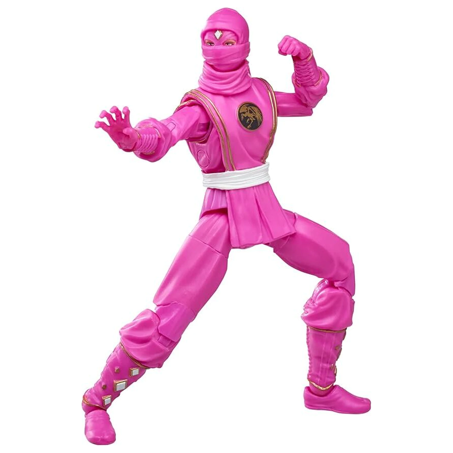 Power Rangers Lightning Collection Mighty Morphin Ninja Pink Ranger Figur 15cm Produktfoto