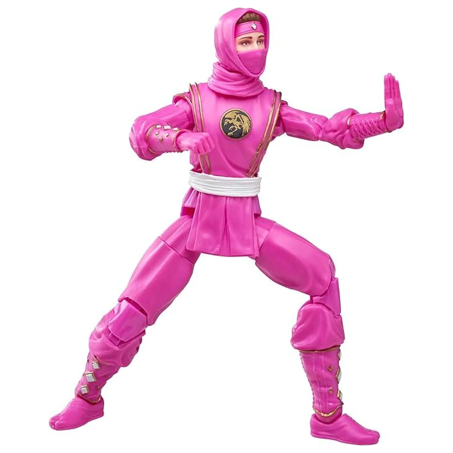 Power Rangers Lightning Collection Mighty Morphin Ninja Pink Ranger Figur 15cm Produktfoto