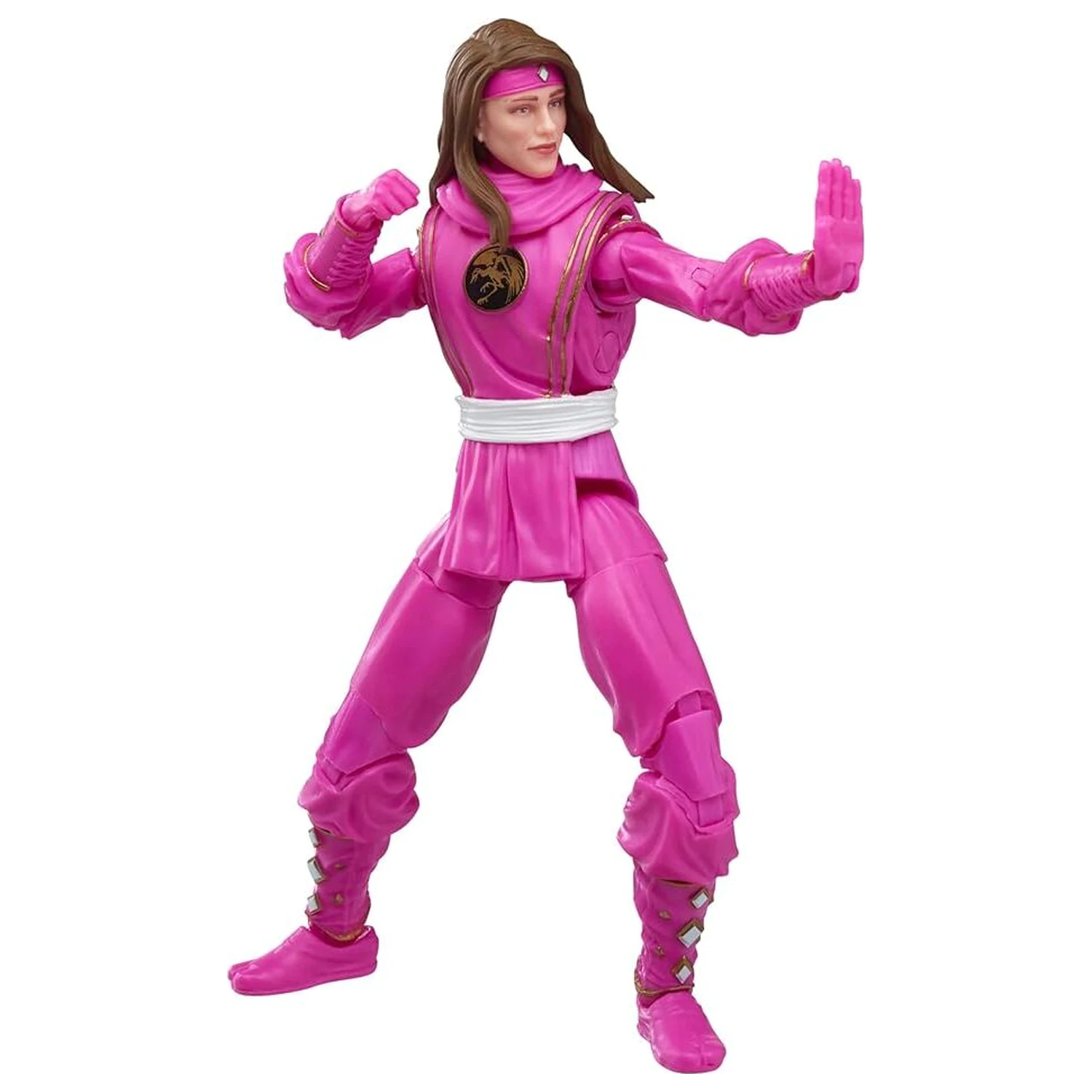 Power Rangers Lightning Collection Mighty Morphin Ninja Pink Ranger Figur 15cm Produktfoto