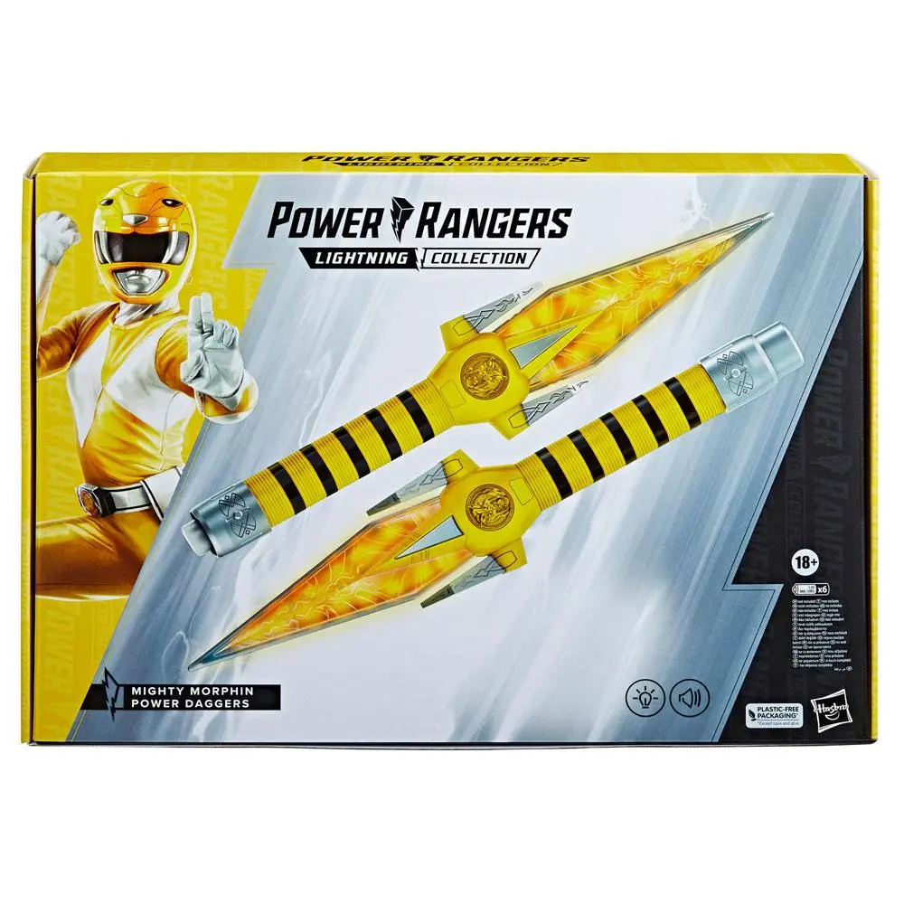 Power Rangers Lightning Collection Premium Roleplay-Replik 2022 Mighty Morphin Power Daggers termékfotó