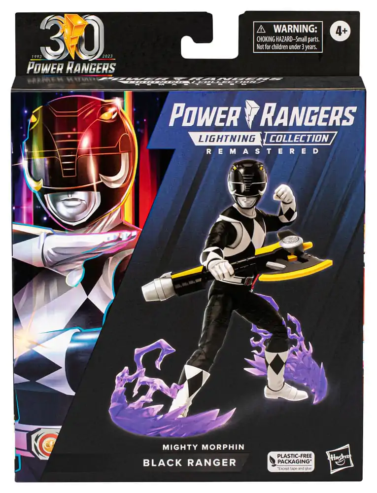 Power Rangers Lightning Collection Remastered Actionfigur Mighty Morphin Black Ranger 15 cm Produktfoto