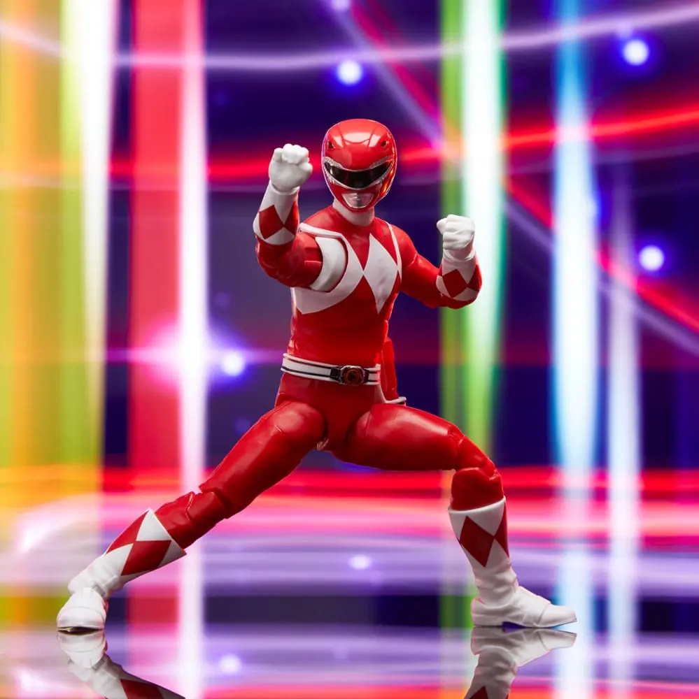 Power Rangers Lampening Collection Remastered Action Figur Mighty Morphin Red Ranger 15 cm Produktfoto