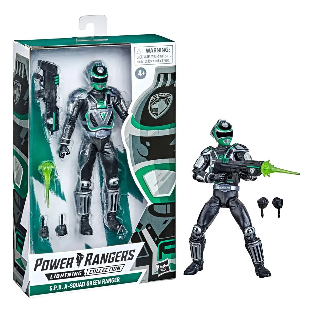 Power Rangers Lightning Collection Actionfigur S.P.D. A-Squad Green Ranger 15 cm Produktfoto