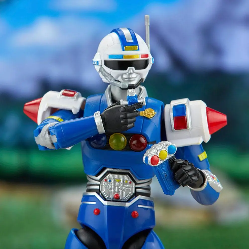 Power Rangers Lightning Collection Actionfigur Turbo Blue Centurion 15 cm Produktfoto