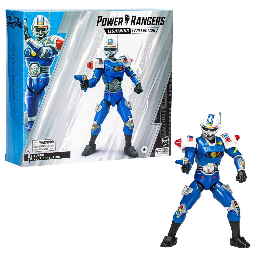 Power Rangers Lightning Collection Actionfigur Turbo Blue Centurion 15 cm Produktfoto