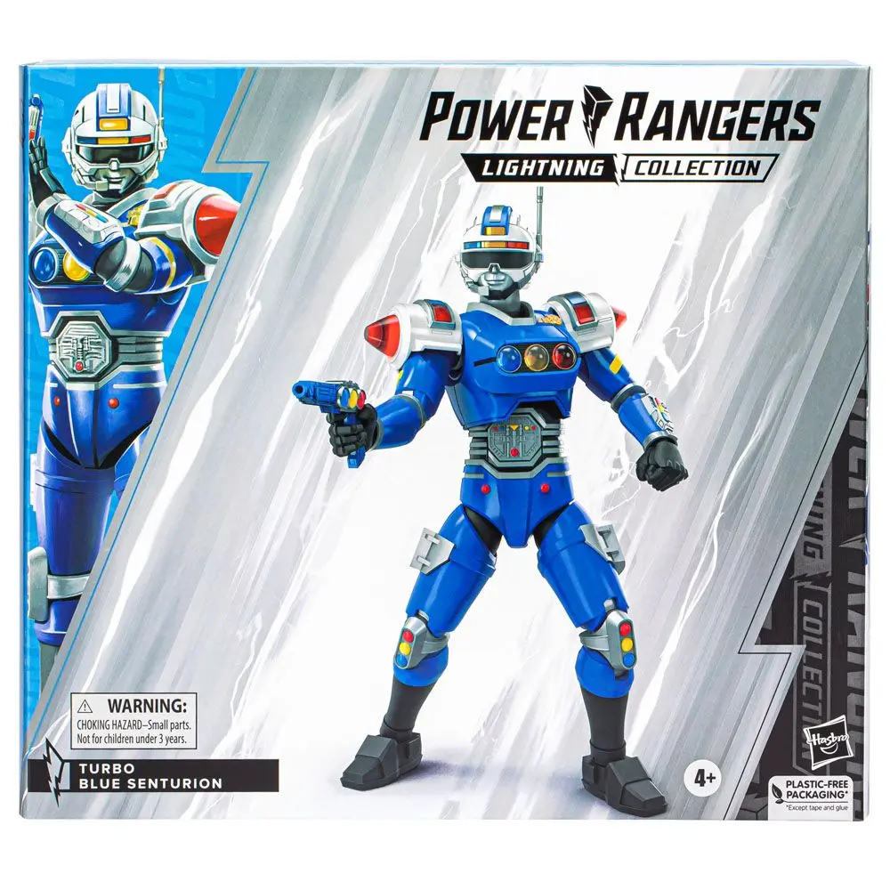 Power Rangers Lightning Collection Actionfigur Turbo Blue Centurion 15 cm Produktfoto