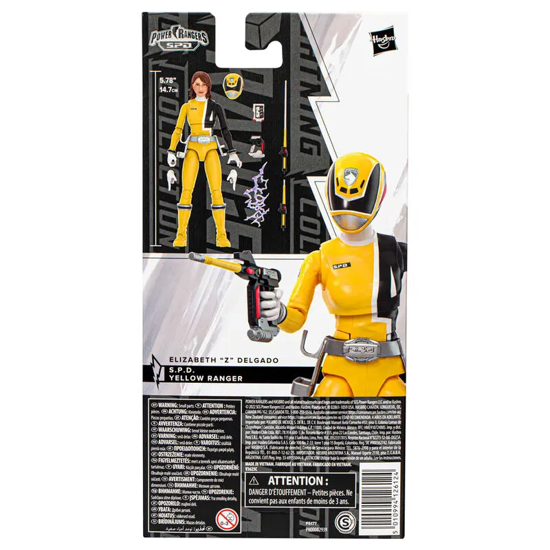 Power Rangers Lightning Collection Yellow Ranger S.P.D Figur 15cm Produktfoto
