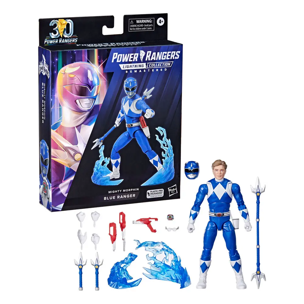 Power Rangers Ligtning Collection Actionfigur Mighty Morphin Blue Ranger 15 cm Produktfoto