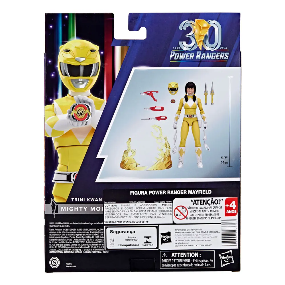 Power Rangers Ligtning Collection Actionfigur Mighty Morphin Yellow Ranger 15 cm Produktfoto