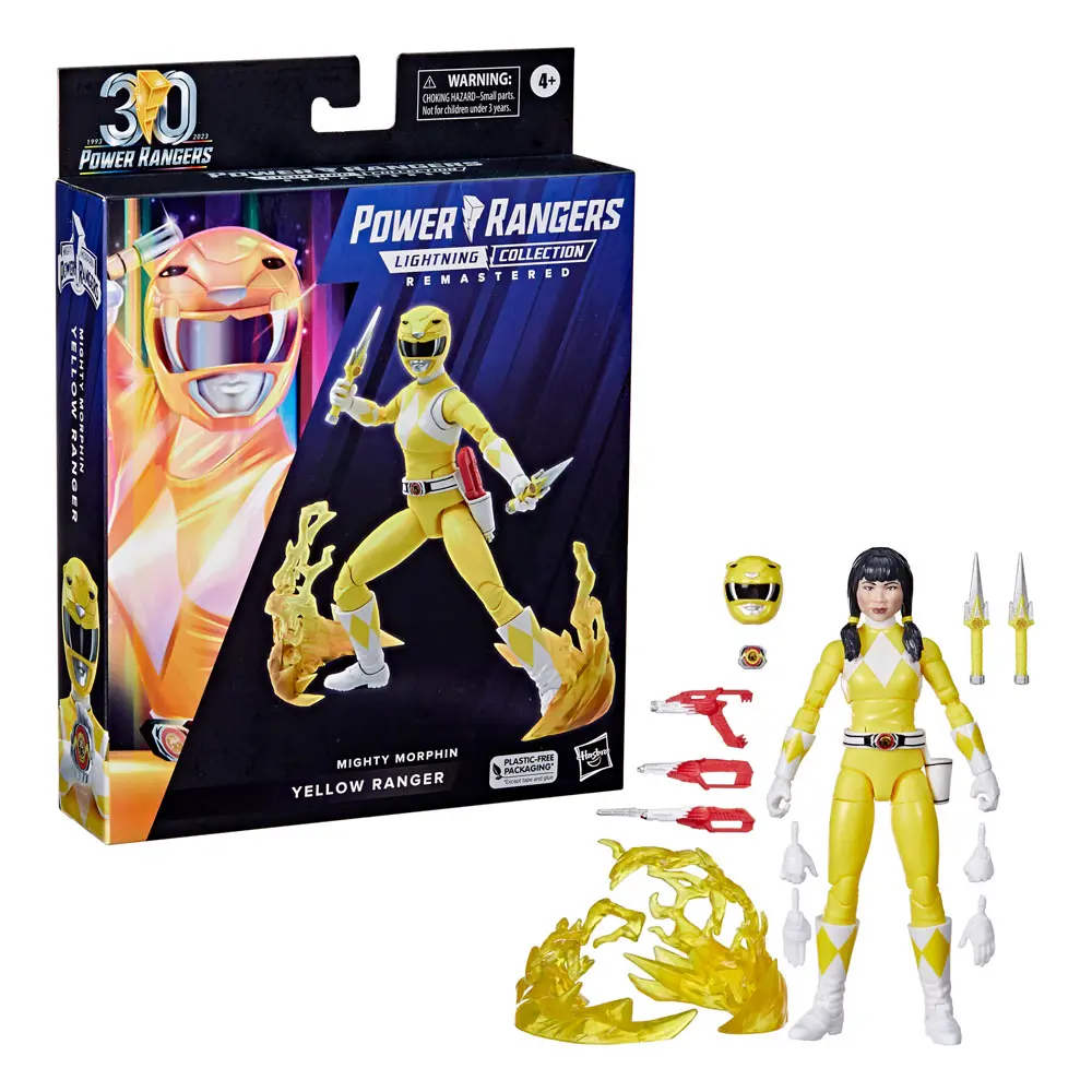Power Rangers Ligtning Collection Actionfigur Mighty Morphin Yellow Ranger 15 cm Produktfoto