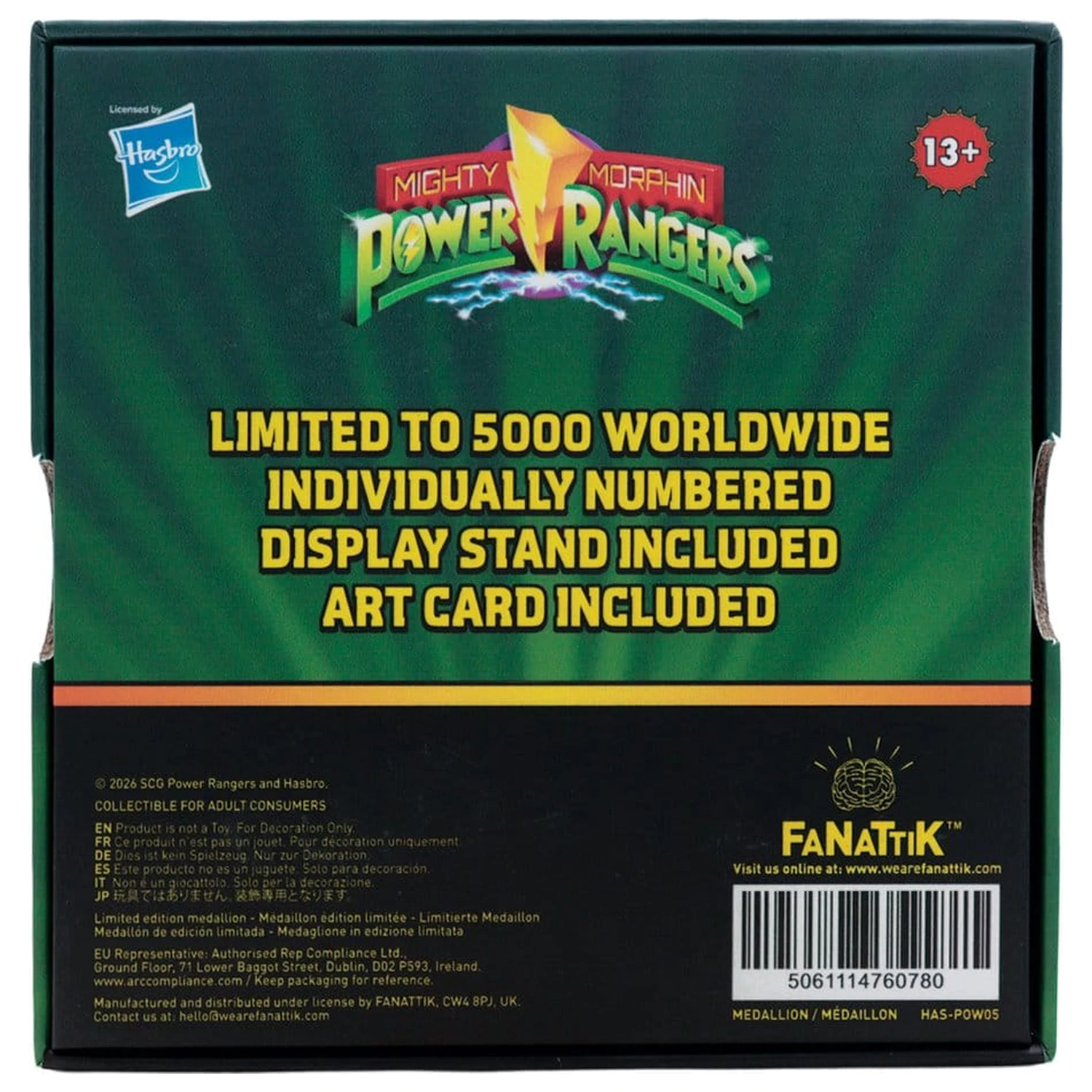 Power Rangers Medallion Megazord Limited Edition Produktfoto