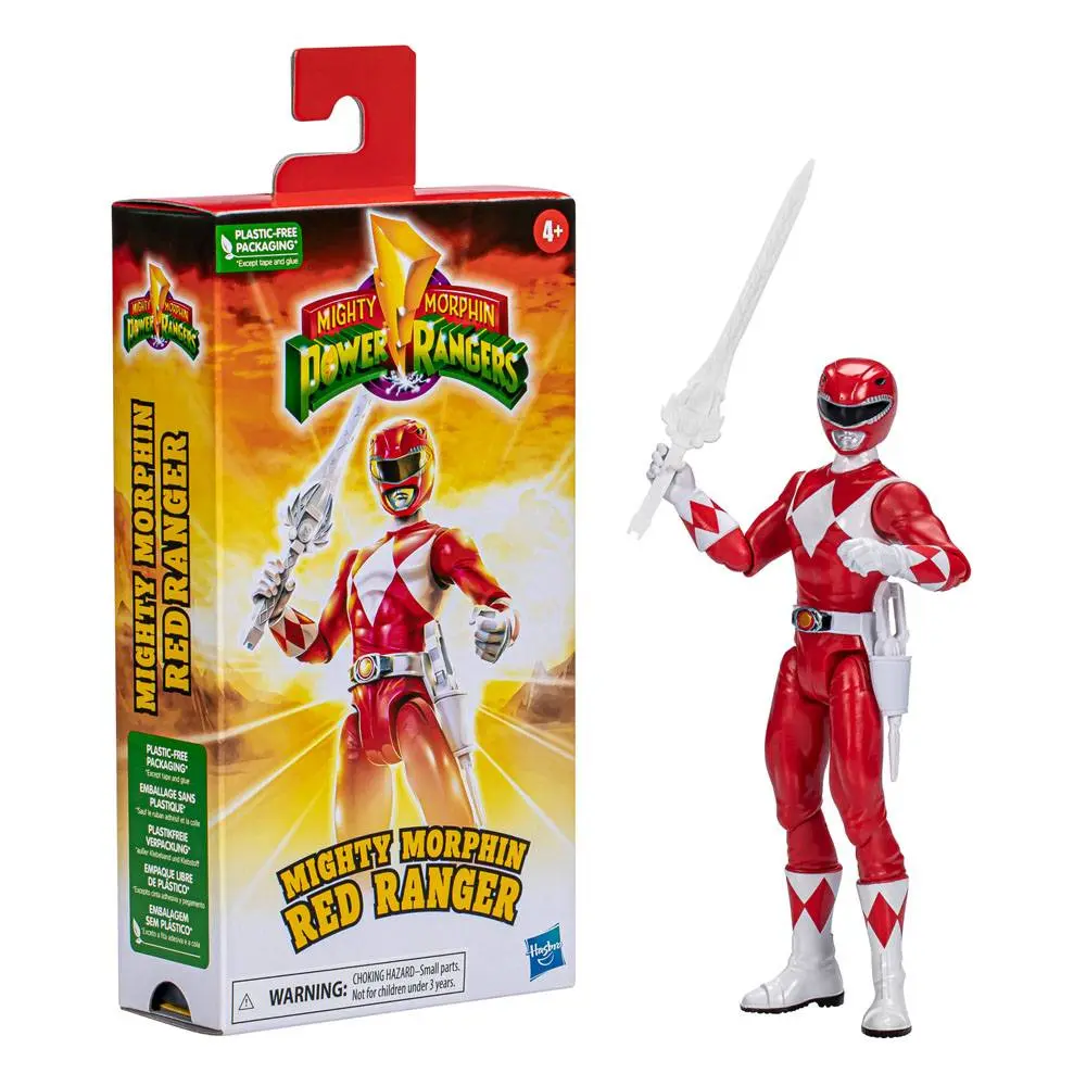 Power Rangers Action Figur Mighty Morphin Red Ranger 15 cm Produktfoto