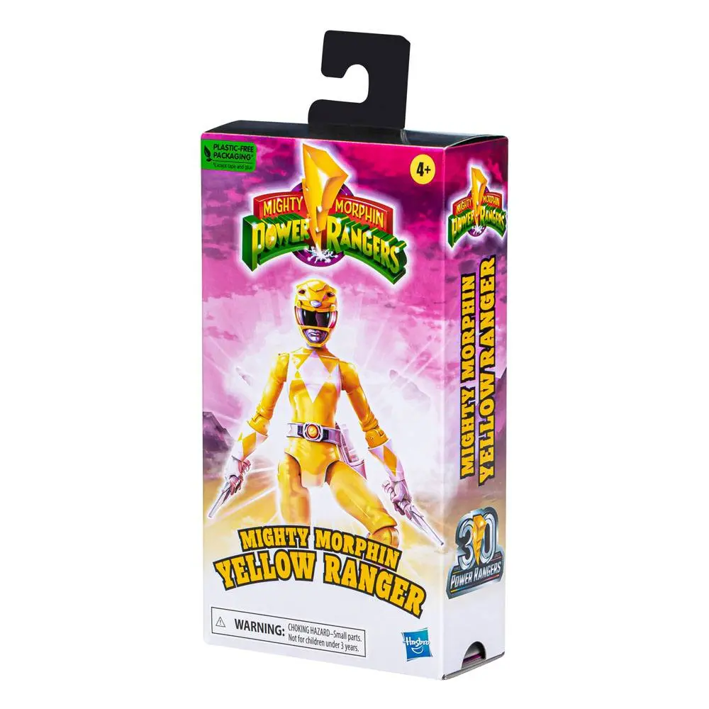 Power Rangers Actionfigur Mighty Morphin Yellow Ranger 15 cm Produktfoto