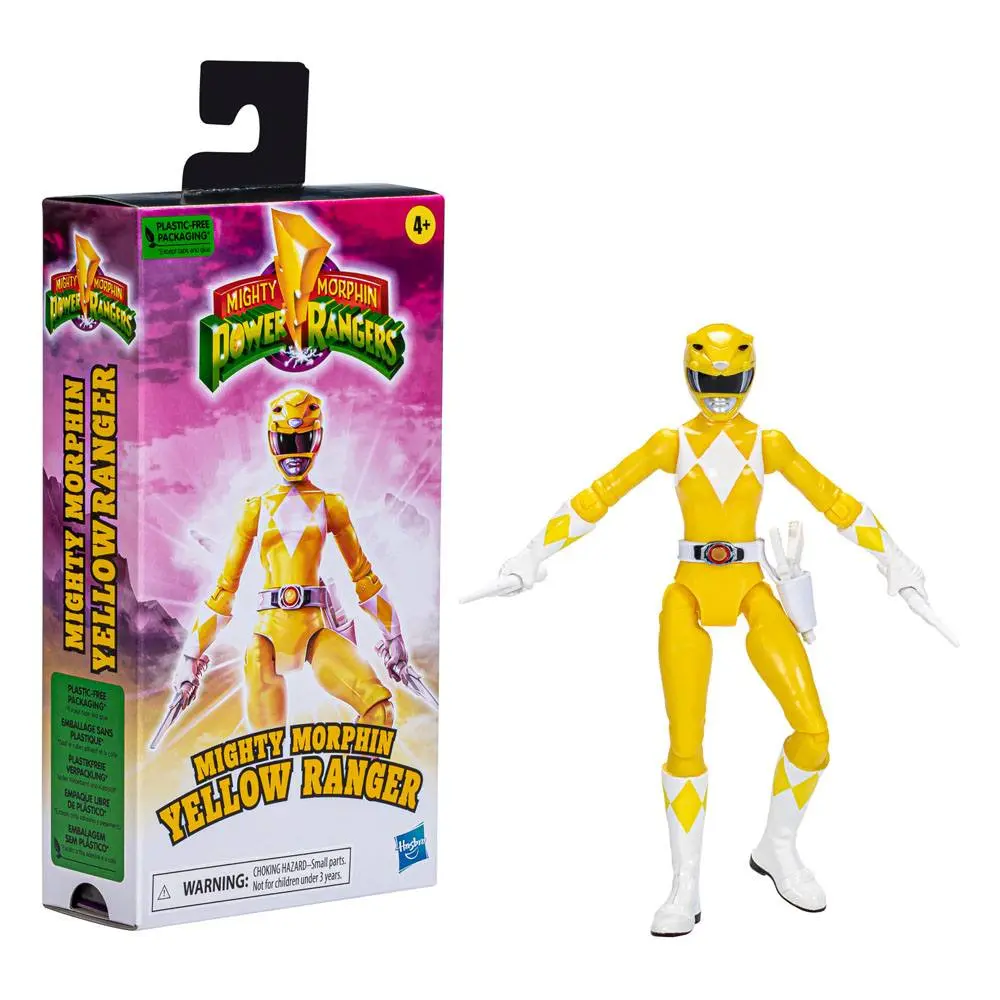 Power Rangers Actionfigur Mighty Morphin Yellow Ranger 15 cm Produktfoto