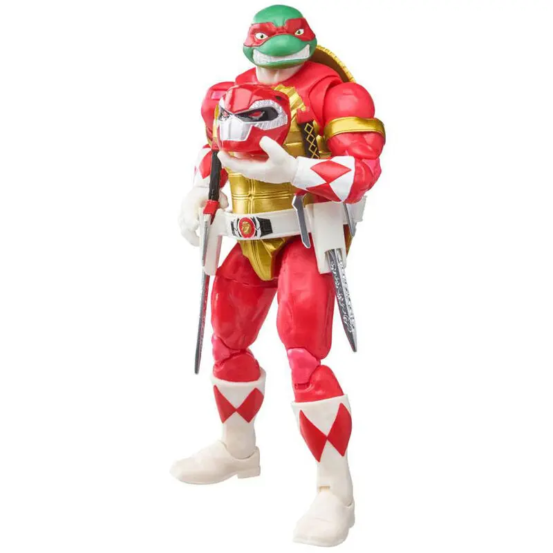 Power Rangers x TMNT LamKugelschreibering Collection Action Figurs 2022 Foot Soldier Tommy & Morphed Raphael termékfotó