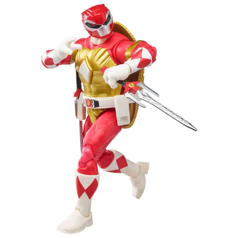 Power Rangers x TMNT LamKugelschreibering Collection Action Figurs 2022 Foot Soldier Tommy & Morphed Raphael termékfotó