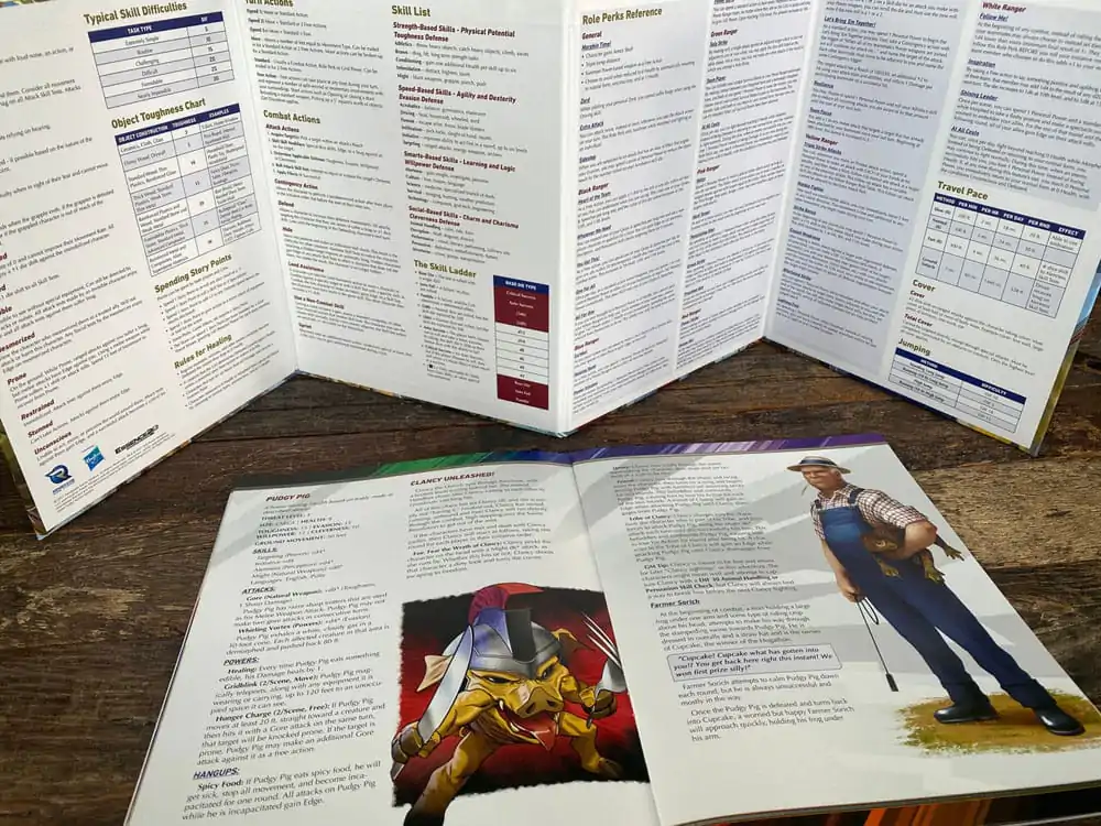 Power Rangers Rollenspielbuch A Glutton for Punishment Adventure & GM Screen *Englische Version* Produktfoto
