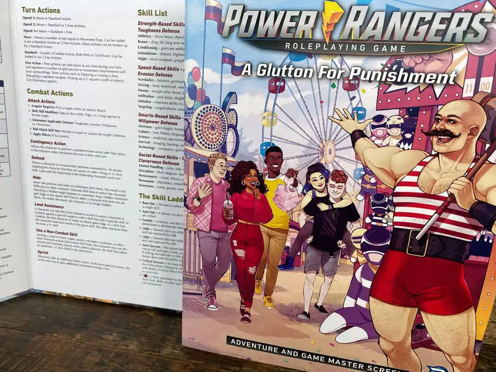 Power Rangers Rollenspielbuch A Glutton for Punishment Adventure & GM Screen *Englische Version* Produktfoto