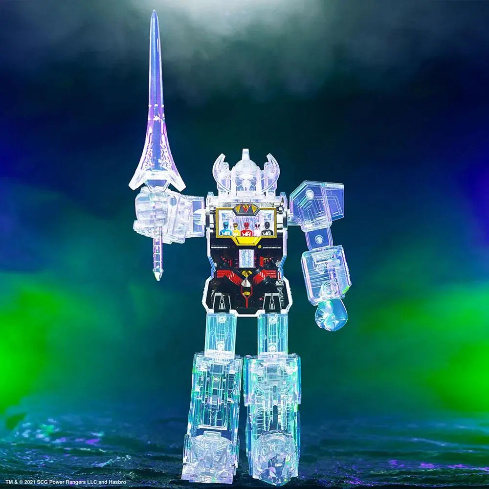 Power Rangers Actionfigur Super Cyborg Megazord (Clear) 28 cm Produktfoto