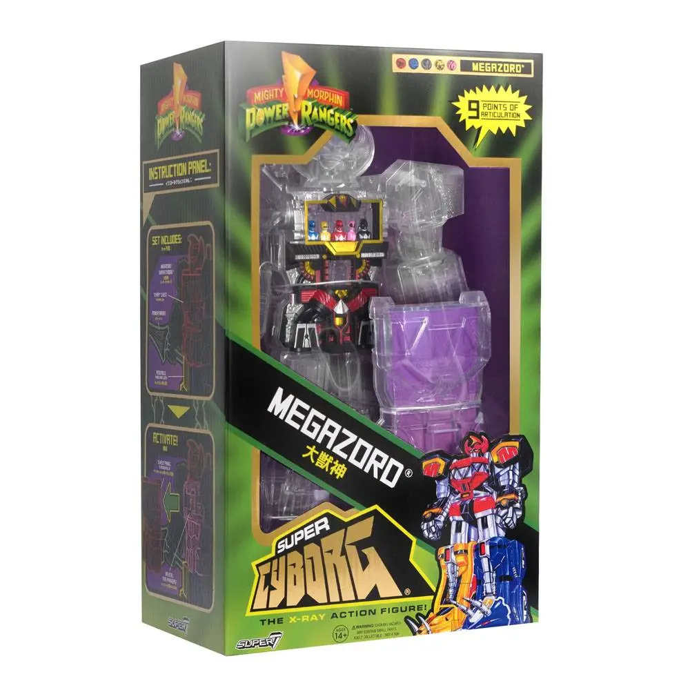 Power Rangers Actionfigur Super Cyborg Megazord (Clear) 28 cm Produktfoto