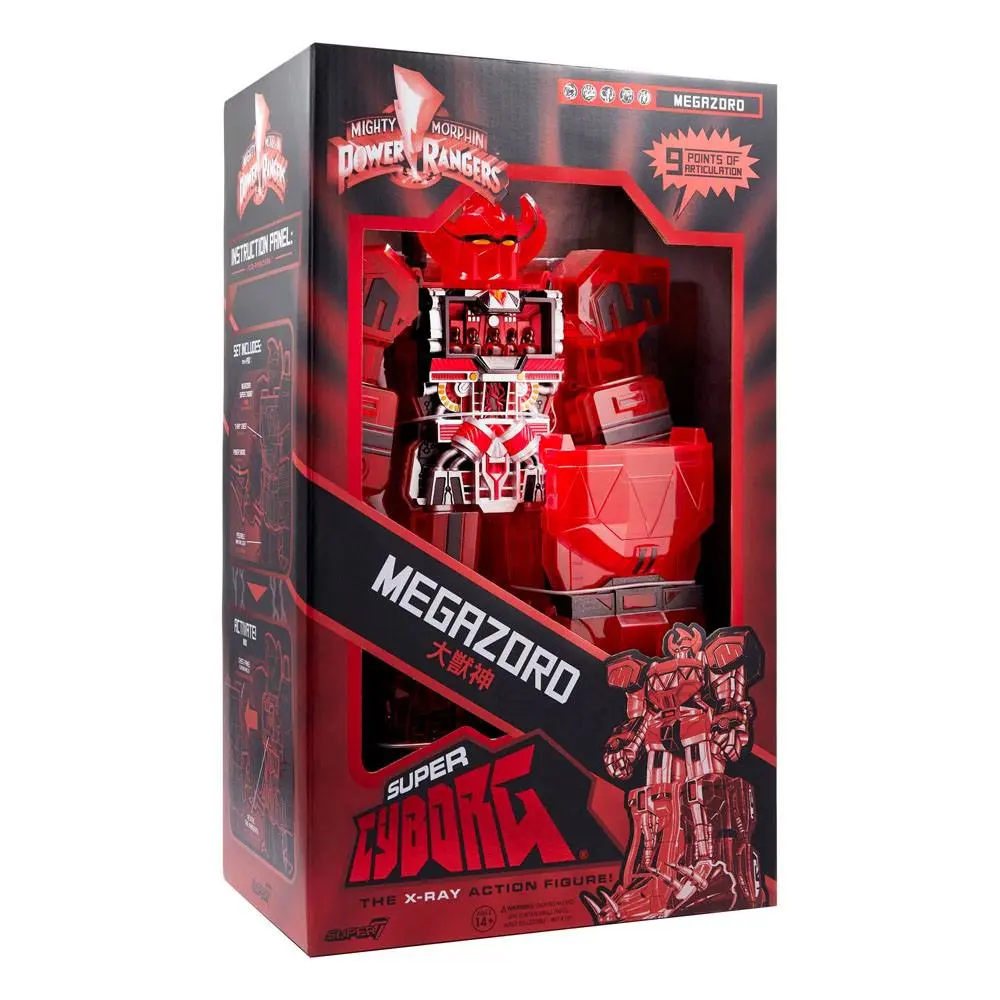 Power Rangers Actionfigur Super Cyborg Megazord (Red Clear) 28 cm Produktfoto