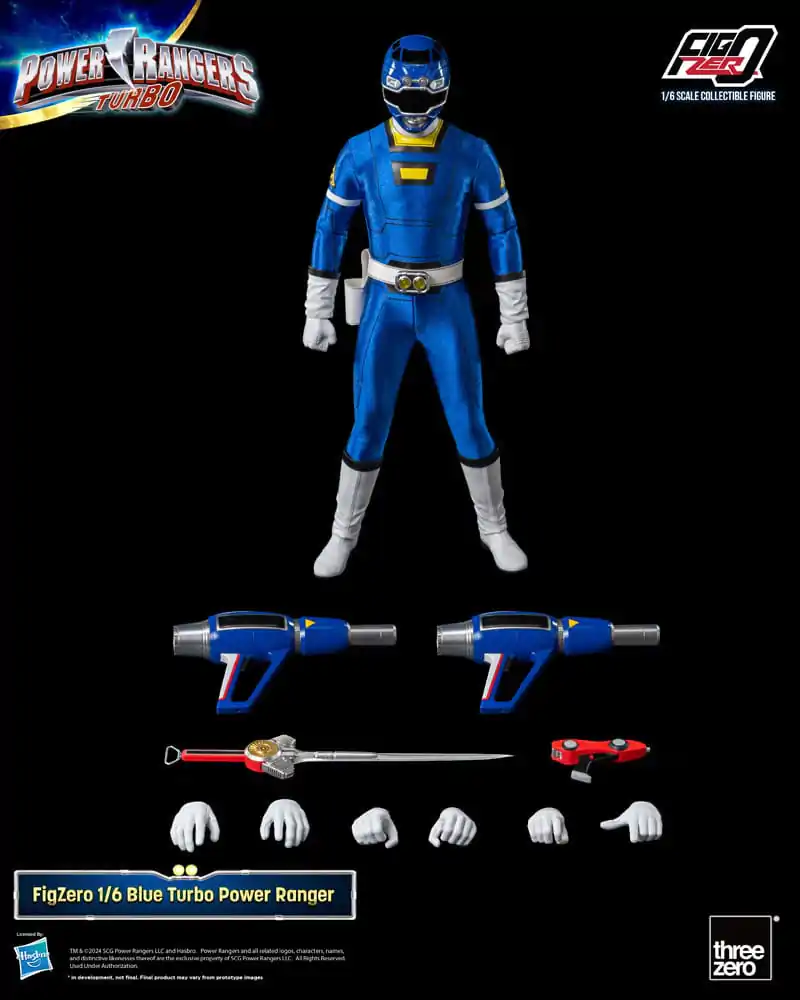 Power Rangers Turbo FigZero Actionfigur 1/6 Blue Turbo Power Ranger 30 cm termékfotó