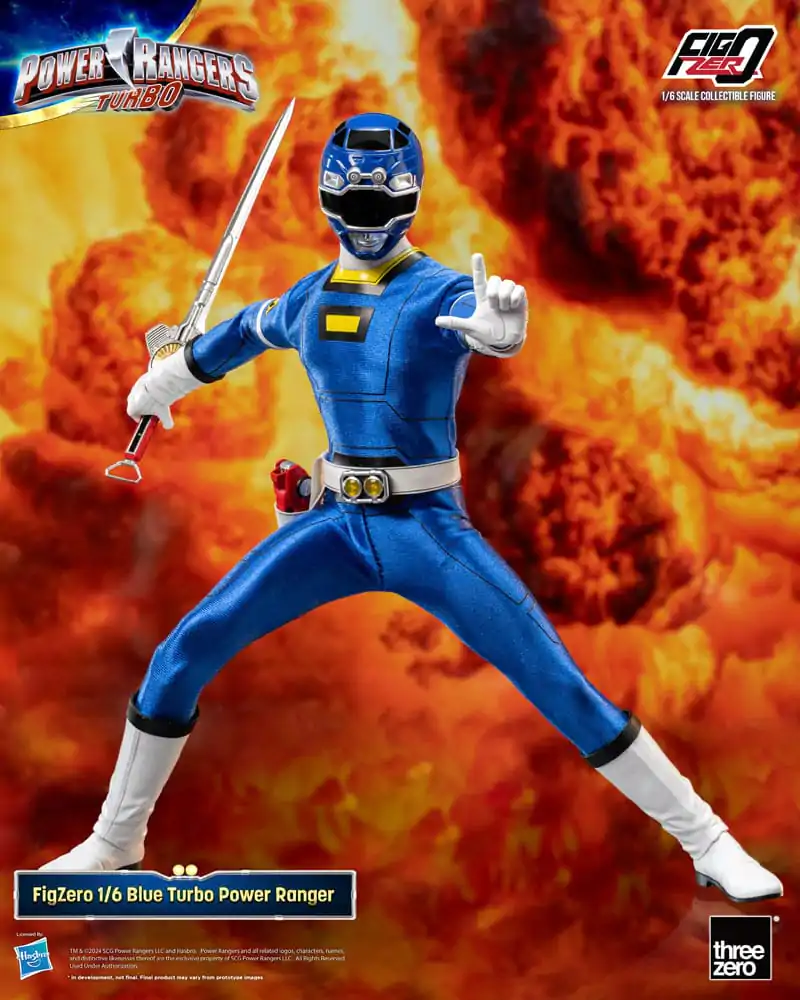 Power Rangers Turbo FigZero Actionfigur 1/6 Blue Turbo Power Ranger 30 cm termékfotó