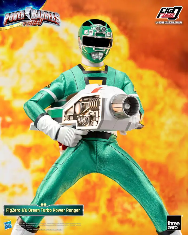 Power Rangers Turbo FigZero Actionfigur 1/6 Green Turbo Power Ranger 30 cm termékfotó