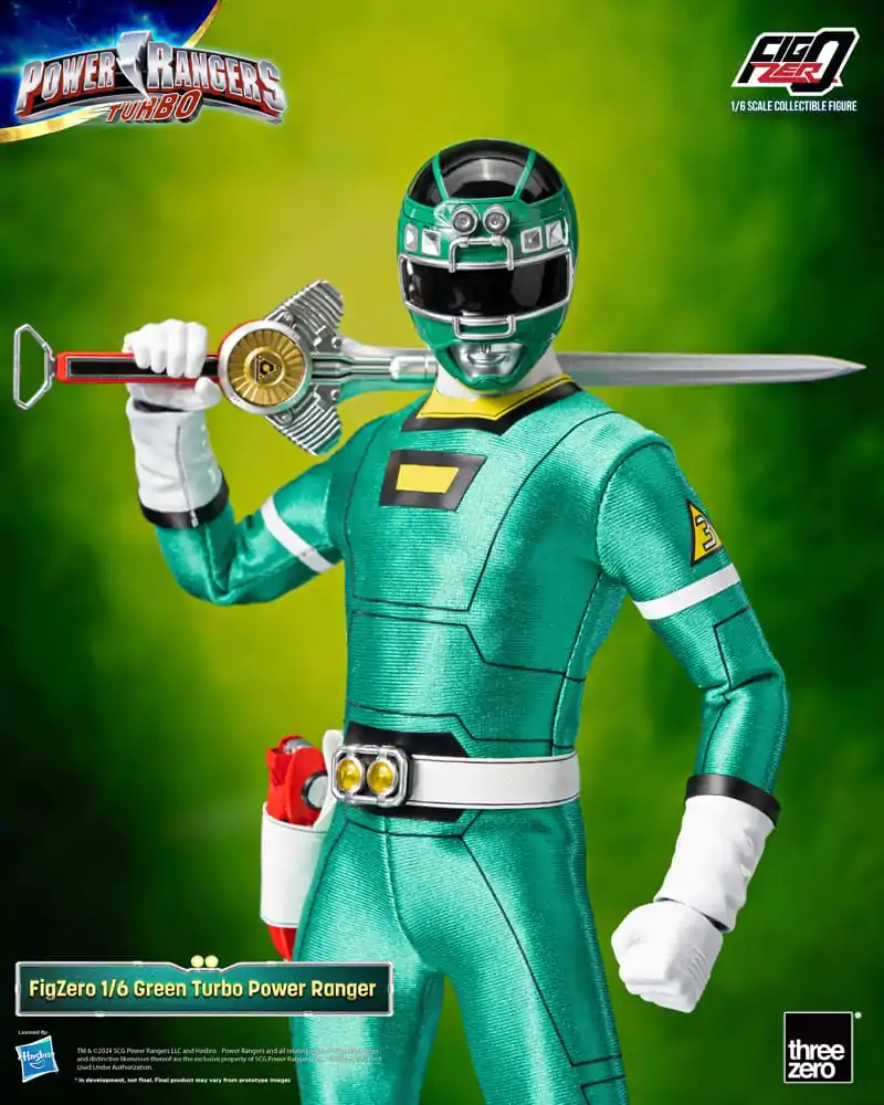 Power Rangers Turbo FigZero Actionfigur 1/6 Green Turbo Power Ranger 30 cm termékfotó