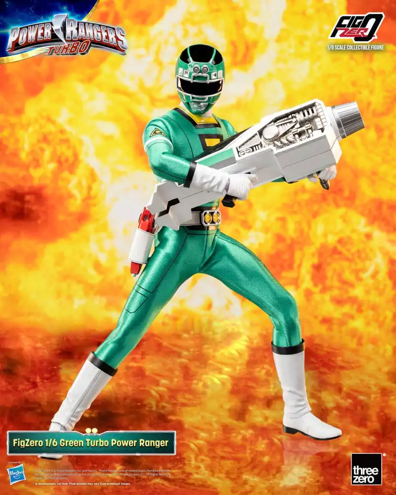 Power Rangers Turbo FigZero Actionfigur 1/6 Green Turbo Power Ranger 30 cm termékfotó