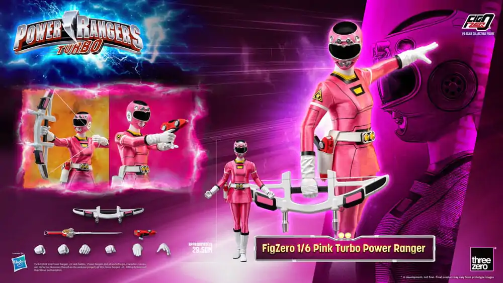 Power Rangers Turbo FigZero Actionfigur 1/6 Pink Turbo Power Ranger 30 cm termékfotó