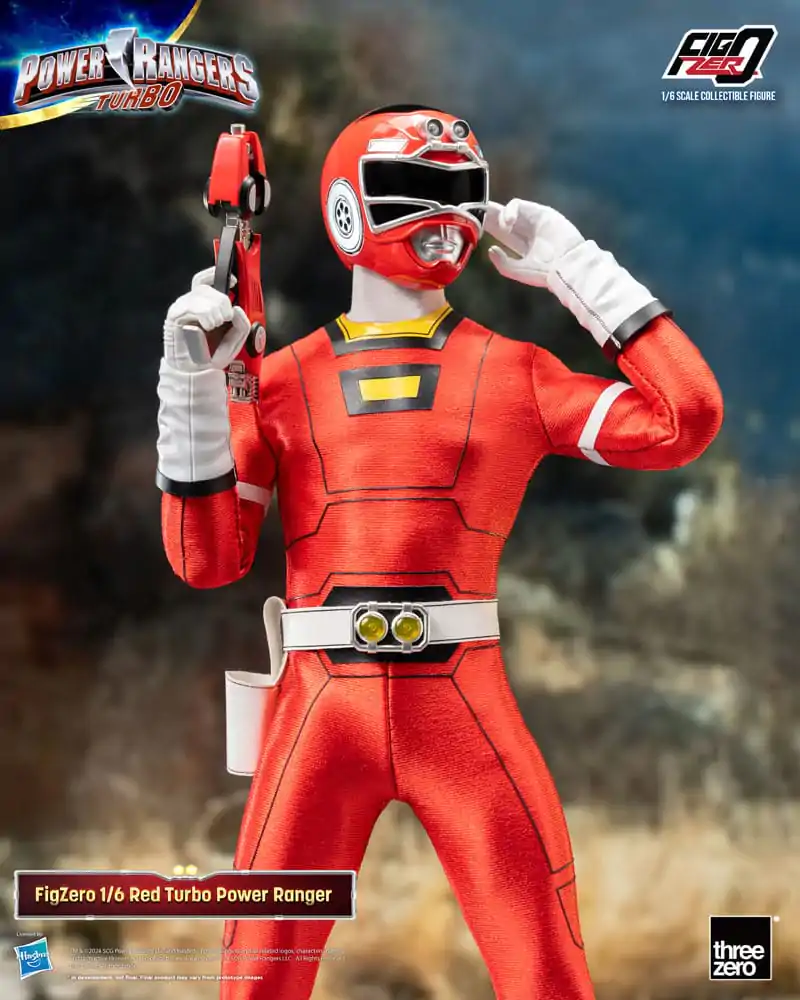 Power Rangers Turbo FigZero Actionfigur 1/6 Red Turbo Power Ranger 30 cm termékfotó